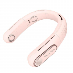 Ne&scaron;iojami ant kaklo pakabinami ventiliatoriai, pakabinami ant kaklo, belaidis ventiliatorius, mini ventiliatorius be menčių. 3000mAH rožinė