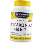 Vitaminas K2, Menachinonas-7, Vitaminas K2 MK-7 100, Healthy Origins 60 daržovių gelio dangteliai (36354025) 180vsoftgels