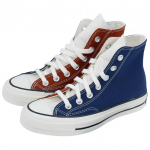Converse Chuck 70 auk&scaron;ti hibridinės tekstūros - Kedro žievės vidurnakčio mėlynumo unisex sportbačiai Mėlyni Egretai 171659C 35