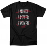 Scarface Pinigai Galia Gangsterių Filmas Tony Montana Unisex Mar&scaron;kinėliai S