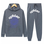 2023 m. Europos ir Amerikos naujasis &bdquo;Young Thug Celebrity&ldquo; to paties stiliaus &bdquo;Sp5der Hoodie&ldquo; vyri&scaron;kas laisvalaikio sportinis rinkinys, sustorintas pliu&scaron;inis S