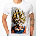 Dragonball Z DBZ Goku marginti mados mar&scaron;kinėliai S