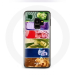 Coque pour Samsung Galaxy S9 Poursuis Tes R&ecirc;ves Split Visages