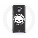Coque pour Samsung Galaxy A6 2018 Harley Davidson Motors Tete de mort