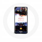 Coque pour Samsung Galaxy J7 Formule 1 Max Verstappen Pilote de F1 noir rouge et jaune