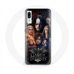 Coque pour Samsung Galaxy A40 Game of Thrones Saison 8 Le Tr&ocirc;ne de Fer L'affiche de L'&eacute;quipage Logo