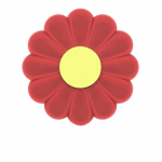 Daisy Flower &Scaron;ilumos kilimėliai Paprasti patvarūs mieli silikoniniai padėkliukai Padėkliukai nuo nuplikimo vazonų kilimėliai 17cm