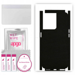 apgo Protective Skin Sticker for the back+sides compatible with Oppo Reno8, Full Wrap Film, Foil, Vinyl - Pattern Matrix