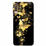Dėklai, skirti Samsung Galaxy A7 2018 dangčiui Silicio spalvos telefono dėklo dangtelis Samsung A7 2018 A750 A750F 6,0 colio apsauginis apvalkalas Samsung A7 2018 A750