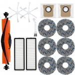 &bdquo;Xiaomi Robot Vacuum X20 Plus / X20+&ldquo; dulkių siurblių atsarginių dalių rinkinys, pagrindinis &scaron;epetys, &scaron;epečio dangtelis, dulkių mai&scaron;eliai, HEPA filtras, &scaron;luostės Kit 4