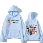 Ed Sheeran Tour 2024 Retro hiphopo džemperis su gobtuvu ir vilnoniu gobtuvu, pankų drabužiai, &bdquo;Sudaderas&ldquo; mink&scaron;tas gobtuvas XL