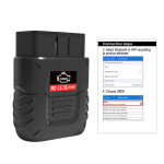 Automobilių diagnostikos įrankiai ELM 327 skaitytuvas OBDII kodų skaitytuvas OBD2 skaitytuvas automatinis nuskaitymo įrankis, skirtas IOS Android PC Bluetooth 4.0 priedai juoda