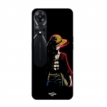 Coque pour Oppo A78 5G one piece manga anime luffy fond noir Maniacase juoda