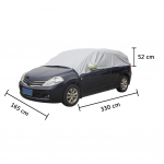 Pusiau vir&scaron;utinis automobilio dangtis Fit Peugeot 208 Fit Renault Clio UV apsauga, dulkėms atsparus skydas nuo saulės, skirtas hečbeko automobilio stoglangio apsaugai
