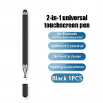 Universalus 2 viename ra&scaron;iklis, skirtas iOS Android, liečiamas pie&scaron;imo talpinis ra&scaron;iklis, skirtas iPad, Samsung, Xiaomi plan&scaron;etiniam kompiuteriui, i&scaron;maniojo telefono ekranui juoda