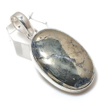 Pyrite Agate Gemstone Handmade 925 Sterling Silver Jewelry Pendant 2.05 f3f28