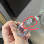 5 poros silikoninių nosies pagalvėlių, vienetinių akinių, įstumiamos silikoninės oro kameros nosies pagalvėlės one size