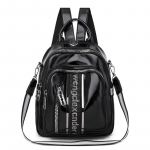 Kuprinė Pavasaris ir Vasara Nauja Madinga ir Kasdieni&scaron;ka Korėjieti&scaron;ka Kelioninė Kuprinė Paprasta Mink&scaron;ta Oda Blizgučiai Moterims