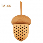 Arbatos užpilas su tiksliomis skylutėmis Maisto klasės kar&scaron;čiui atsparus daugkartinis gilės formos prieskonių žolelių sietelis virtuvės reikmenys Pinecone