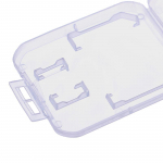 10 vnt skaidraus plastiko atminties kortelės dėklas Micro Sd Tf kortelės saugojimo dėžutės apsauga
