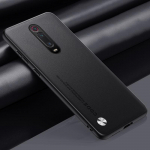 Prabangus PU odinis dėklas, skirtas Xiaomi Mi 9T Pro Mi9T matiniu dangteliu, silikonu, apsaugančiu nuo smūgių telefono dėklas, skirtas Redmi K20 Pro Coque For Xiaomi Mi 9T juoda