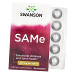 S-adenozil-L-metioninas, SAMe 200, Swanson 60 tabl. (72280014) 60tab