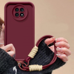 Dėklas Honor 50 Lite Honor 50 Lite NTN-L22 NTN-LX1 Telefono dėklas Pynimo virvelė Dangtelis Odos pojūtis Apsauga Smūgiams atsparus dėklas Honor 50 Lite