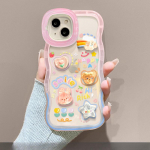 Tinka Apple 15 Promax mobiliojo telefono dėklui IPhone 14 Debesėlio lėlės dirželis 13 Nematomas dvigubas laikiklis 12 Silikoninis iphone 15 pro