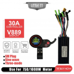 36-48V 30A 750/1000W sinusinės bangos valdiklis + ekranas, skirtas elektriniam dviračiui elektriniam paspirtukui