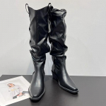Madingi auk&scaron;ti batai moterims Suede Smailus pir&scaron;tas Dizainerio batai Vidutinio kulno Madingi bateliai 2025 Žiemos Nauji Chelsea batai Moteri&scaron;ki Zapatillas 35 juoda