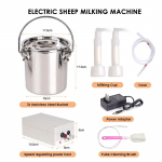 3L Elektrinis Karvės Ožkos Melžimo Aparatas Pulsuojantis Elektrinis Melžimo Aparatas Vakuuminis Siurblys Melžiklis Karvės Ožkos Ūkio Įrankiai