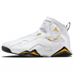 Air Jordan True Flight Balti Geltoni Ocheriniai Vyri&scaron;ki Sportbačiai Juodi 342964-107 43