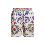 Adidas Originals Allover Floral Print Drawstring &scaron;ortai unisex &scaron;ortai smėlio-rudos spalvos IN4238 XS