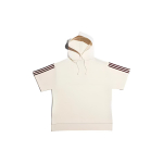 Adidas Vienspalviai Mar&scaron;kinėliai su Gobtuvu ir Trumpomis Rankovėmis Moteri&scaron;ki Vir&scaron;utiniai Drabužiai Ruda spalva adidas-ivy-park-hoodie- XL