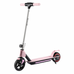 Simate S2 Saugus elektrinis paspirtukas vaikams 130W variklis 24V2.5Ah baterija 14KM/H maksimalus greitis 6.5 colių ratai Lauko žaidimams Sulankstomas E-paspirtukas rožinė