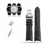 Klasikinis 22/23/24 mm tikros blauzdos odos laikrodžio dirželis, skirtas Tissot laikrodžiui T035627/617/407 serijos laikrodžio juostos drugelio sagtis 22mm