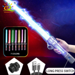 Spalvingas kardas Reguliuojami kardai Žaislai Vaikams Įtraukiamas kardas Žaislai Berniukams &Scaron;viečiantys dovanos light saber