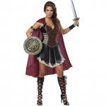 Helovino Viduramžių Karių Xena Kostiumas Moterims Romėnų Princesė Spartietis Gladiatoriaus Kareivis Cosplay Karnavalinė Suknelė S ruda