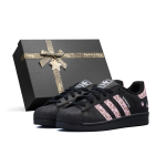 Adidas Originals Superstar 2 Abrasion Resistant Abrasion Resistant Low top Skateboard Shoes Unisex Black White JI0079(Team-1451SBOX) 39⅓ gray