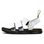Dr. Martens Moteri&scaron;kos Maldon Baltos Softy T Odinės Sandalai su Reguliuojamu Dirželiu 23453100 36