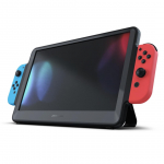 ORION su HD IPS žaidimų ekranu ir saugykla Nintendo Switch konsolei Suderinamas su DVD USB HDMI Ne&scaron;iojamas žaidimų antrasis Up-Switch 11,6 colio juoda