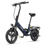 HillMiles Mile 1 Elektrinis dviratis &ndash; 65 km padedamas nuotolis, 36V 10,4 Ah paslėpta baterija, lengvas ir kompakti&scaron;kas dizainas, puikiai tinka kasdieniam darbui ir važiavimui mieste mėlyna