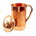 TreegoArt gryno vario 2 litrų vandens ąsotis, nepralaidus, be siūlių, sidabro prisilietimo dizainas, namams ir virtuvei - 1 vnt. 2000 Ml ruda