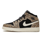 Jordan 1 Mid SE Leopard GS BQ6931-021 37.5