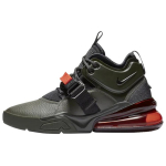 Nike Air Force 270 Amortizacija Neslystanti Amortizacija Neslystanti Vidutinio auk&scaron;čio Laisvalaikio Batai GS Juodi Raudoni AJ8208-300 38