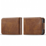 EUCAGR Magnetinis piniginės odinis dėklas Samsung Galaxy Z Flip 3 4 5 6 7 kortelių laikikliui ki&scaron;eninis dangtelis Galaxy Z Flip7 6 5 4 3 Z Flip 7 ruda
