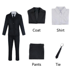 Anime Denji Hayakawa Aki Cosplay Grandininio Pjūklo Žmogus Cosplay Kostiumai Denji Hayakawa Aki Uniforma Kostiumas Perukas Helovino &Scaron;ventė Cos Suaugęs Vyras XL white