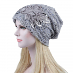 Moteri&scaron;ki nėriniai, gėlė, slogūs mai&scaron;eliai su galvos dangteliu Chemo Beanie Cancer Hat Turban