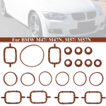 20x DYZELINIO ĮĖMIMO KOLEKTORIŲ TARPINIŲ REMONTO RINKINYS BMW X3 X5 X6 E46 E61 E65 E70 E83 E93 F02 325d 330d 335d 730d keitimas