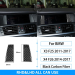 RRX, skirtas BMW X3 F25 X4 F26 2011-2017 anglies pluo&scaron;to vidaus vairo pavarų perjungimo dekoro dangtelio apdailos lipdukas automobiliui Screen